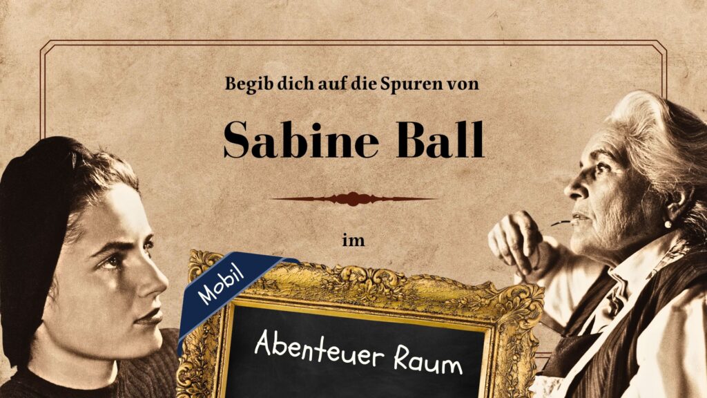 Sabine Ball als junges Mädchen und 67jähige Frau.